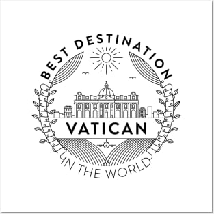 Vatican Minimal Badge Design Posters and Art